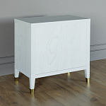 Прикроватная тумбочка с полкой Elsa Dreams White варинант исполнения - 4 | Loft Concept в Воронеже