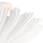 Потолочный светильник белый с рельефным абажуром Feminine Shape варинант исполнения - 1 | Loft Concept в Воронеже