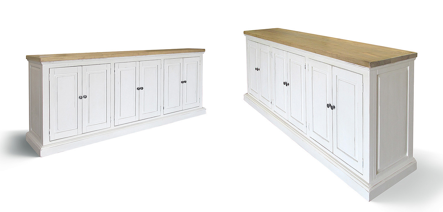 Комод длинный в стиле прованс Lazzaro Provence HARMONIE Antique White Белый Комод длинный в стиле прованс Lazzaro Provence HARMONIE Antique White Белый - Loft-Concept в Воронеже