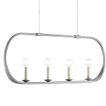 Люстра линейная в овальной раме Traditional Clean Lines варинант исполнения - 2 | Loft Concept в Воронеже