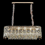 Люстра овальная с хрустальными подвесками Roul Crystal Light варинант исполнения - 1 | Loft Concept в Воронеже