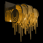 Бра с перфорированными металлическими дугами и цепочками 22 см Atlantis Chain варинант исполнения - 2 | Loft Concept в Воронеже