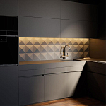 Гипсовая 3D панель с принтографией PM-104 варинант исполнения - 2 | Loft Concept в Воронеже