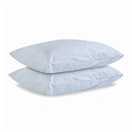 Постельное белье голубого цвета из перкаля с принтом 200х220 см Aurora Allure варинант исполнения - 2 | Loft Concept в Воронеже