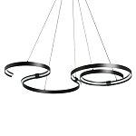 Люстра подвесная светодиодная в виде волнообразной ленты Ribbon Vortex варинант исполнения - 1 | Loft Concept в Воронеже