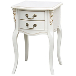 Прикроватная тумба в стиле прованс с 2-мя ящиками Paule Montmartre Provence Bedside Table варинант исполнения - 1 | Loft Concept в Воронеже