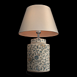 Настольная лампа цилиндрическая с цветочной росписью Lamp Flower Painting варинант исполнения - 5 | Loft Concept в Воронеже