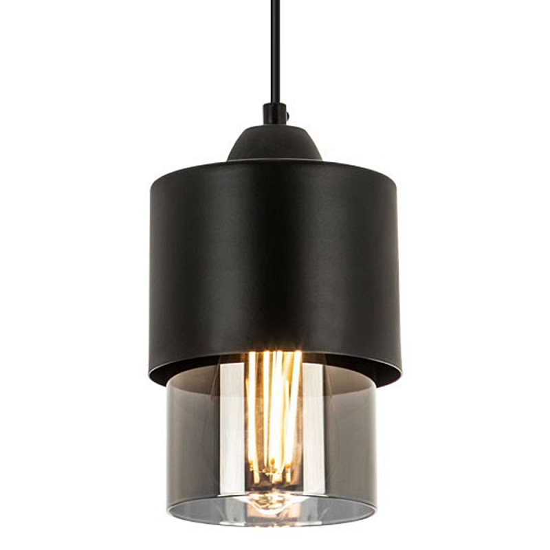 Подвесной светильник с плафоном из дымчатого стекла Volta Flos Hanging Lamp Черный Дымчатый (Smoke) Подвесной светильник с плафоном из дымчатого стекла Volta Flos Hanging Lamp Черный Дымчатый (Smoke) в Воронеже | Loft Concept