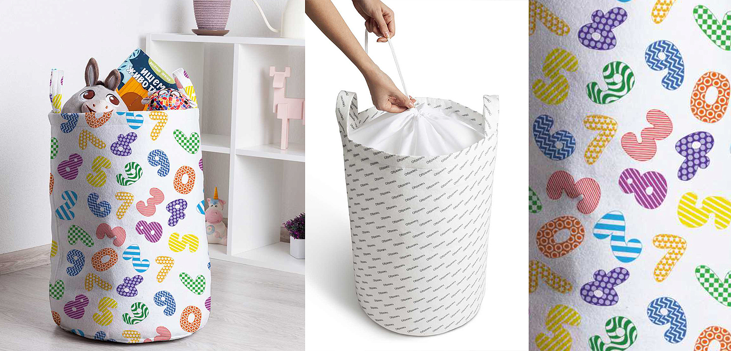 Корзина Colored Numbers Basket Корзина Colored Numbers Basket - Loft-Concept в Воронеже