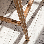 Барный стул из массива бука светло-зеленый с растительным орнаментом Raffael Angel Green Bar stool варинант исполнения - 5 | Loft Concept в Воронеже