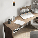 Письменный стол прямоугольный с полочкой под столешницей EcoComb варинант исполнения - 3 | Loft Concept в Воронеже