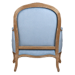 Кресло Ava Classical Armchair light blue velour варинант исполнения - 3 | Loft Concept в Воронеже