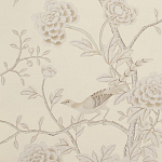 Обои ручная роспись Earlham Platinum Mica варинант исполнения - 3 | Loft Concept в Воронеже