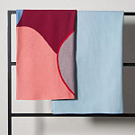 Плед из хлопка с абстрактным принтом Elysian Flow Ember варинант исполнения - 6 | Loft Concept в Воронеже