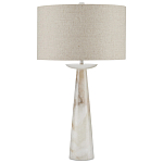 Настольная лампа на конусовидном корпусе с чашей и с тканевым абажуром Daydreaming варинант исполнения - 3 | Loft Concept в Воронеже