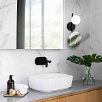 Бра с матовым плафоном в форме шара и зеркальной плоской панелью Lunar Echo  варинант исполнения - 2 | Loft Concept в Воронеже