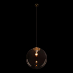 Подвесной светильник со стеклянным прозрачным плафоном в форме шара и золотыми металлическим акцентами 30 ClassiCon варинант исполнения - 3 | Loft Concept в Воронеже