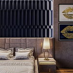 Гипсовая 3D Панель CRYSTAL SYMPHONY B варинант исполнения - 1 | Loft Concept в Воронеже