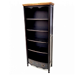 Стеллаж книжный из массива березы с 5-ю полками Vintage варинант исполнения - 1 | Loft Concept в Воронеже