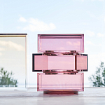 Стол журнальный в форме кубов Acrylic Furniture Lumina Crimson Clarity варинант исполнения - 9 | Loft Concept в Воронеже