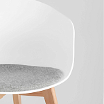 Стул из пластика с мягким сиденьем Eames варинант исполнения - 6 | Loft Concept в Воронеже