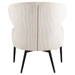 Современное мягкое кресло на металлических ножках Rakush Milk варинант исполнения - 3 | Loft Concept в Воронеже