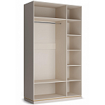 Шкаф 3-х дверный с зеркальными дверями Satin Furniture варинант исполнения - 2 | Loft Concept в Воронеже