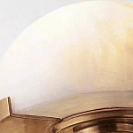 Бра с 2-мя мраморными плафонами на латунном корпусе Light Warm Light варинант исполнения - 2 | Loft Concept в Воронеже