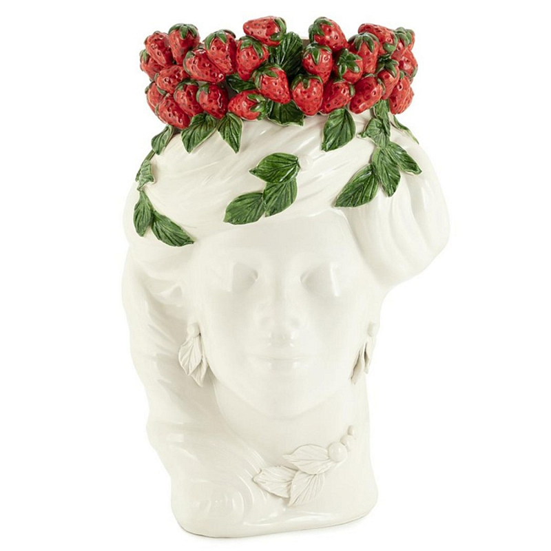 Ваза No Face Head Vase Lady Big Белый Красный Зеленый в Воронеже | Loft Concept 