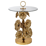 Столик металлический Golden Flower варинант исполнения - 1 | Loft Concept в Воронеже