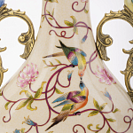 Ваза из фарфора с бронзовыми вставками Eden Garden варинант исполнения - 6 | Loft Concept в Воронеже