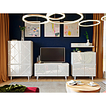 Полка с зеркальным декором Arden Mirror Shelf варинант исполнения - 5 | Loft Concept в Воронеже