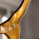 Зеркало кругле с декоративной золотой вставкой Golden Tree варинант исполнения - 2 | Loft Concept в Воронеже