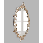 Зеркало овальное с деревянной ветвистой рамой Branched Mirror варинант исполнения - 1 | Loft Concept в Воронеже