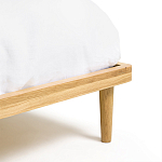 Кровать из массива дуба с пружинным блоком Mateta варинант исполнения - 7 | Loft Concept в Воронеже