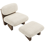 Кресло с оттоманкой Hawaii варинант исполнения - 2 | Loft Concept в Воронеже