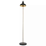 Торшер с плафоном в форме купола в сочетании черного и золотистого цвета Minimalist Execution варинант исполнения - 3 | Loft Concept в Воронеже