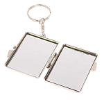 Зеркало брелок складное двухстороннее из натурального камня Малахит Stone Mirrors варинант исполнения - 3 | Loft Concept в Воронеже