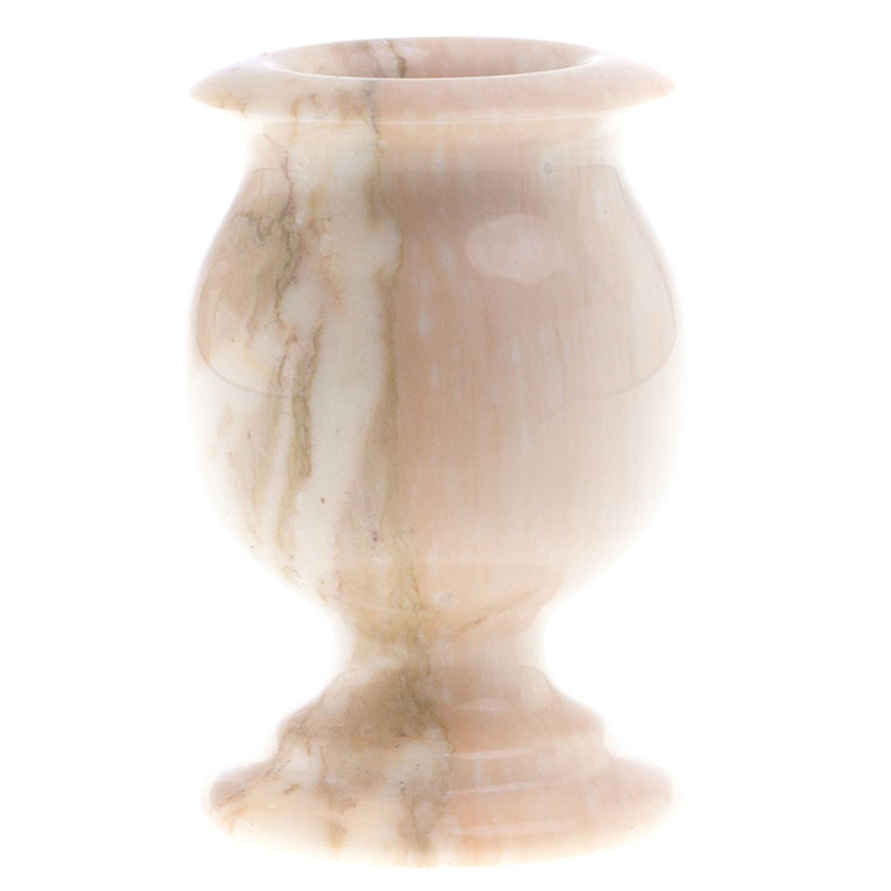 Ваза для цветов из натурального мрамора  Marble Vase Бежевый в Воронеже | Loft Concept 