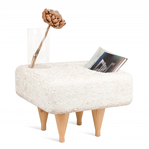 Керамический столик на деревянных ножках «Квадро»