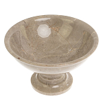 Конфетница из бежевого мрамора Stone Candy Bowl варинант исполнения - 2 | Loft Concept в Воронеже