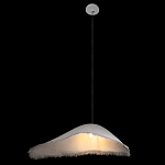 Подвесной светильник с асимметричным волнообразным абажуром и фактурной бахромой по краю Tactile Line варинант исполнения - 5 | Loft Concept в Воронеже