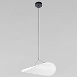 Подвесной светильник с белым тканевым плафоном в форме облака Crystal Cloud Junction варинант исполнения - 2 | Loft Concept в Воронеже