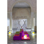 Дизайнерское кресло зеленое Poltronova Sofo Verosa Green Pink Armchair варинант исполнения - 5 | Loft Concept в Воронеже