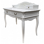 Стол-бюро белого цвета из массива бука с 4-мя ящиками White Provence варинант исполнения - 2 | Loft Concept в Воронеже