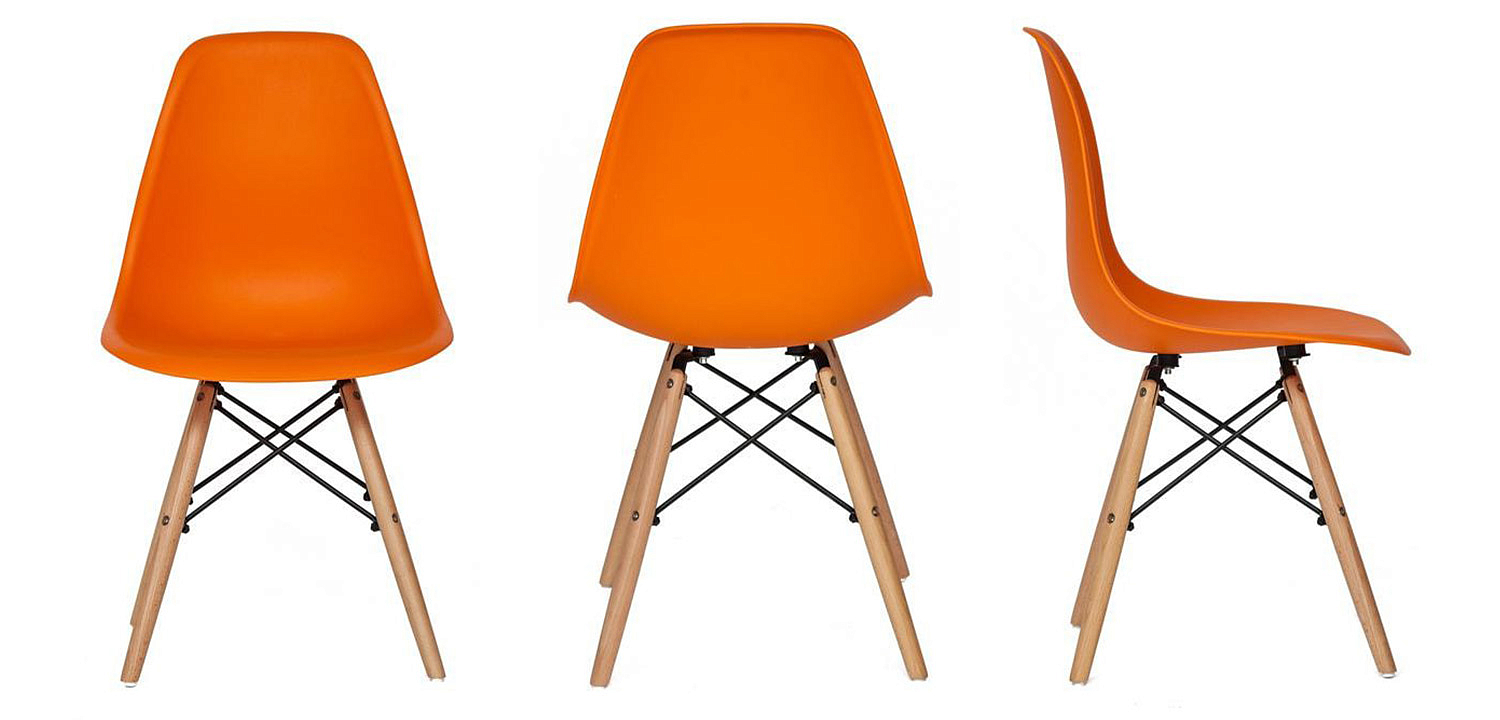 Стул DSW orange Стул DSW orange - Loft-Concept в Воронеже