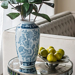 Ваза с синим цветочным орнаментом Blue & White Ornament  варинант исполнения - 4 | Loft Concept в Воронеже