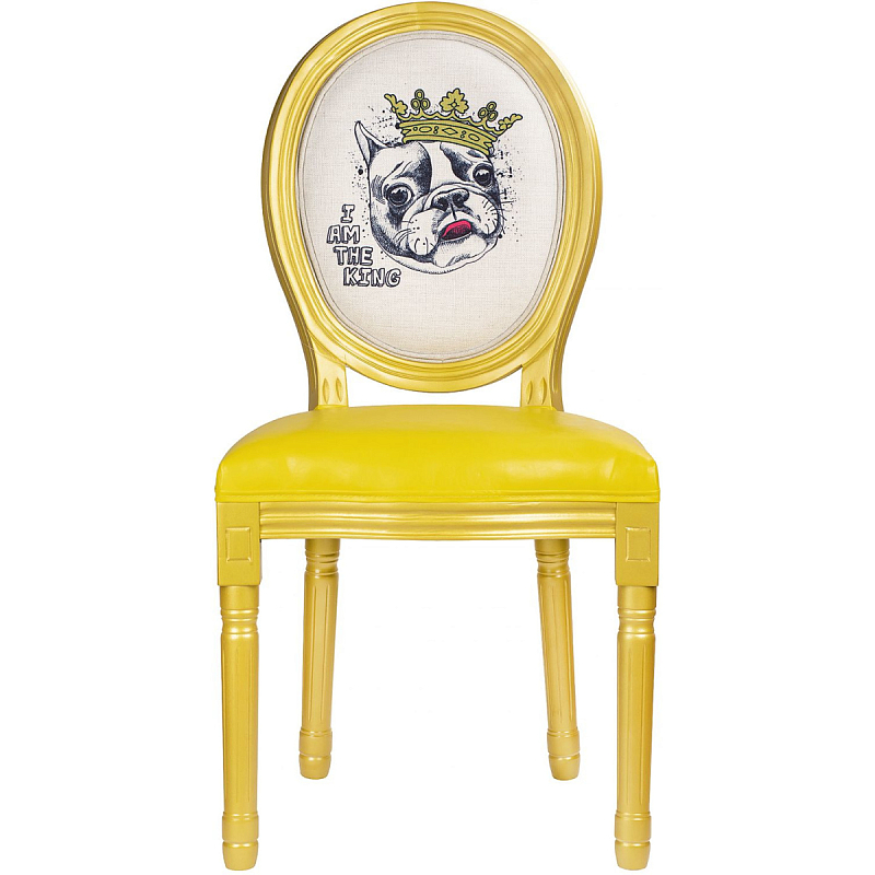Стул French Bul yellow Бежевый Желтый Стул French Bul yellow Бежевый Желтый в Воронеже | Loft Concept