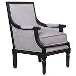 Кресло Harry Armchair black and grey velour варинант исполнения - 1 | Loft Concept в Воронеже