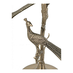 Столик с круглой стеклянной столешницей и корпусом в виде двух павлинов на ветке Table Two Peacocks варинант исполнения - 5 | Loft Concept в Воронеже